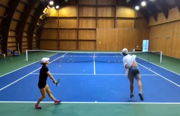 VIDEO Simona Halep, antrenament intens înainte de Australian Open » Jucătorul alături de care și-a testat loviturile: „Întotdeauna o plăcere”