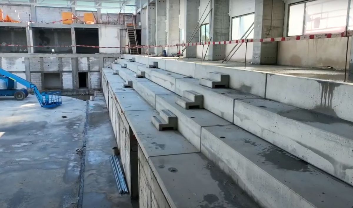 Noi imagini cu investiția de 10 milioane din București: „Zilele acestea se montează ultimele elemente ale structurii arhitecturale”