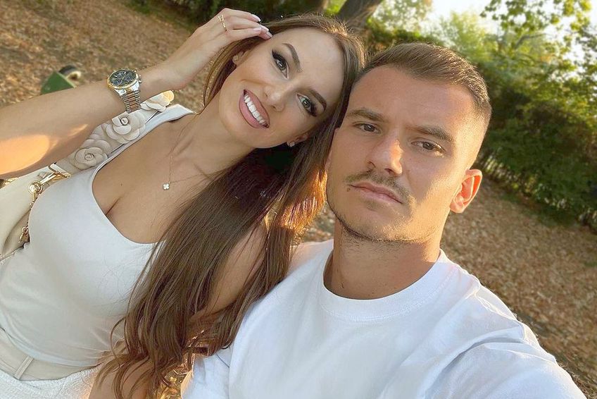 Adnan Golubovic și iubita lui. Foto: Instagram @golubovich95