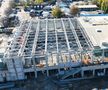 Așa arătau lucrările la Berceni Arena, noul patinoar din București, în ianuarie