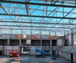 Așa arătau lucrările la Berceni Arena, noul patinoar din București, în ianuarie