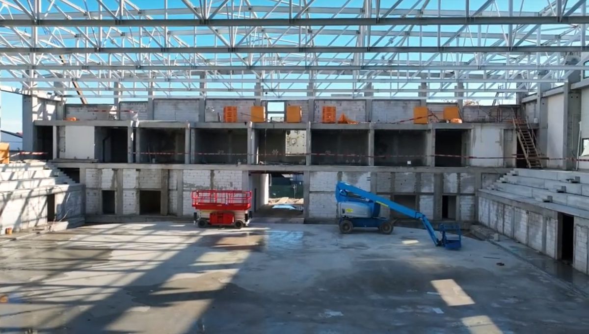 Noi imagini cu investiția de 10 milioane din București: „Zilele acestea se montează ultimele elemente ale structurii arhitecturale”