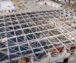 Așa arătau lucrările la Berceni Arena, noul patinoar din București, în ianuarie