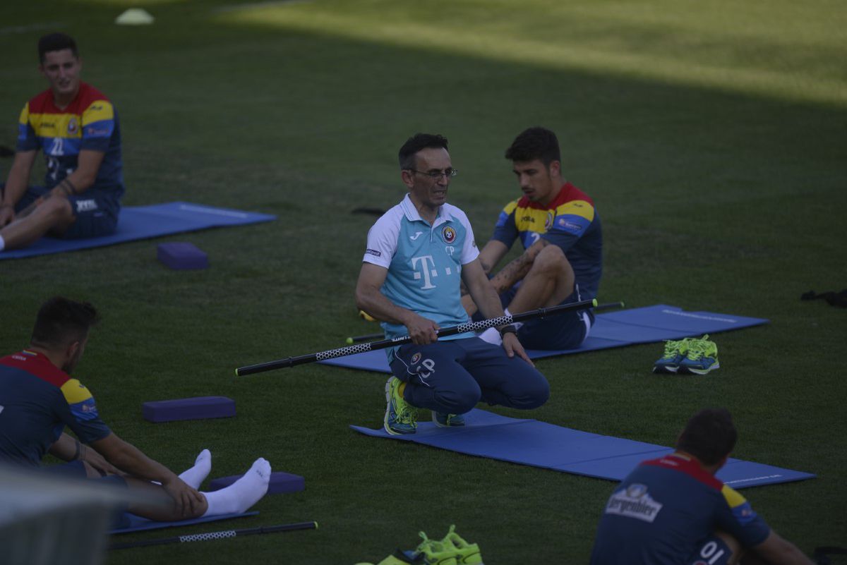 Antrenament cu Christoph Daum la naționala României