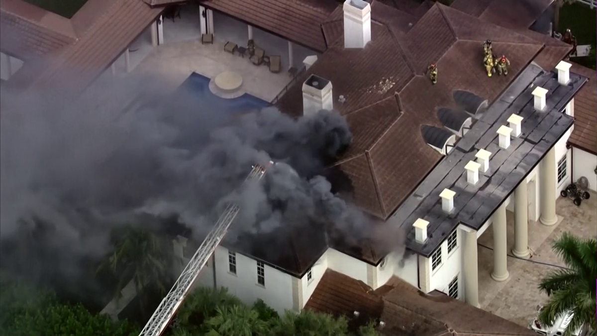 Incendiu puternic la vila de 7 milioane de euro a starului lui Miami Dolphins