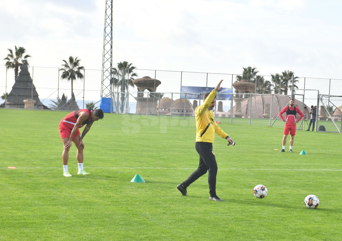 Dinamo, al doilea antrenament în cantonamentul din Antalya