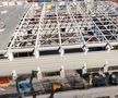 Așa arătau lucrările la Berceni Arena, noul patinoar din București, în ianuarie