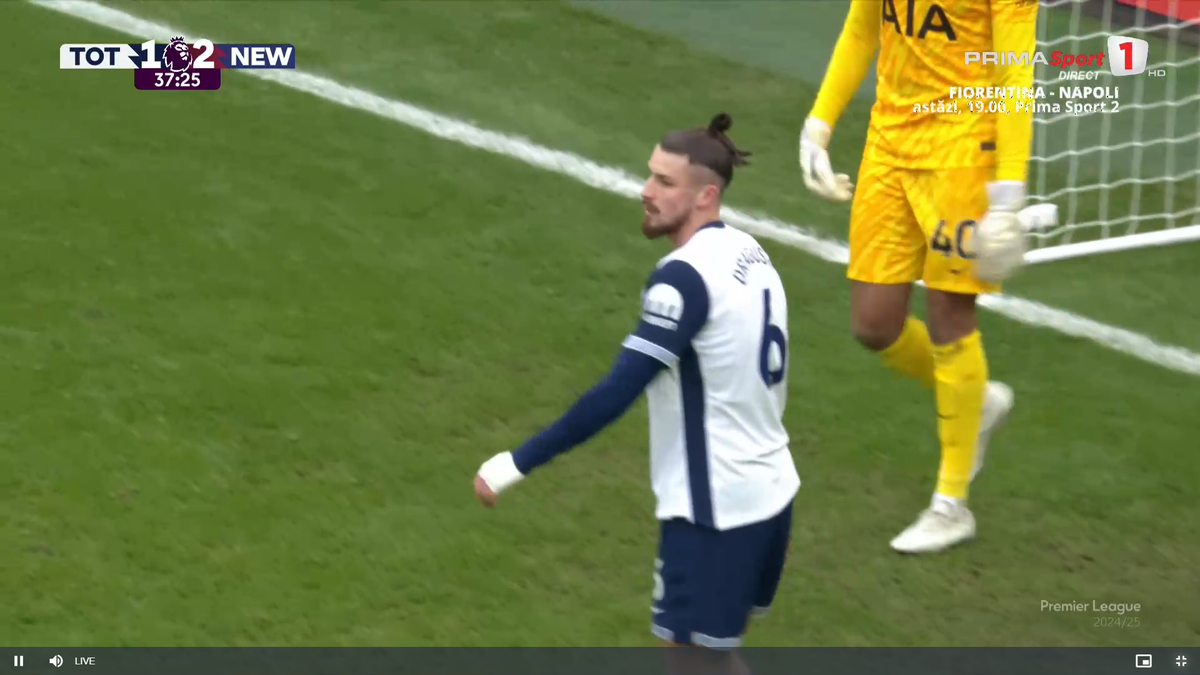 Radu Drăgușin, prestație de coșmar în Tottenham - Newcastle