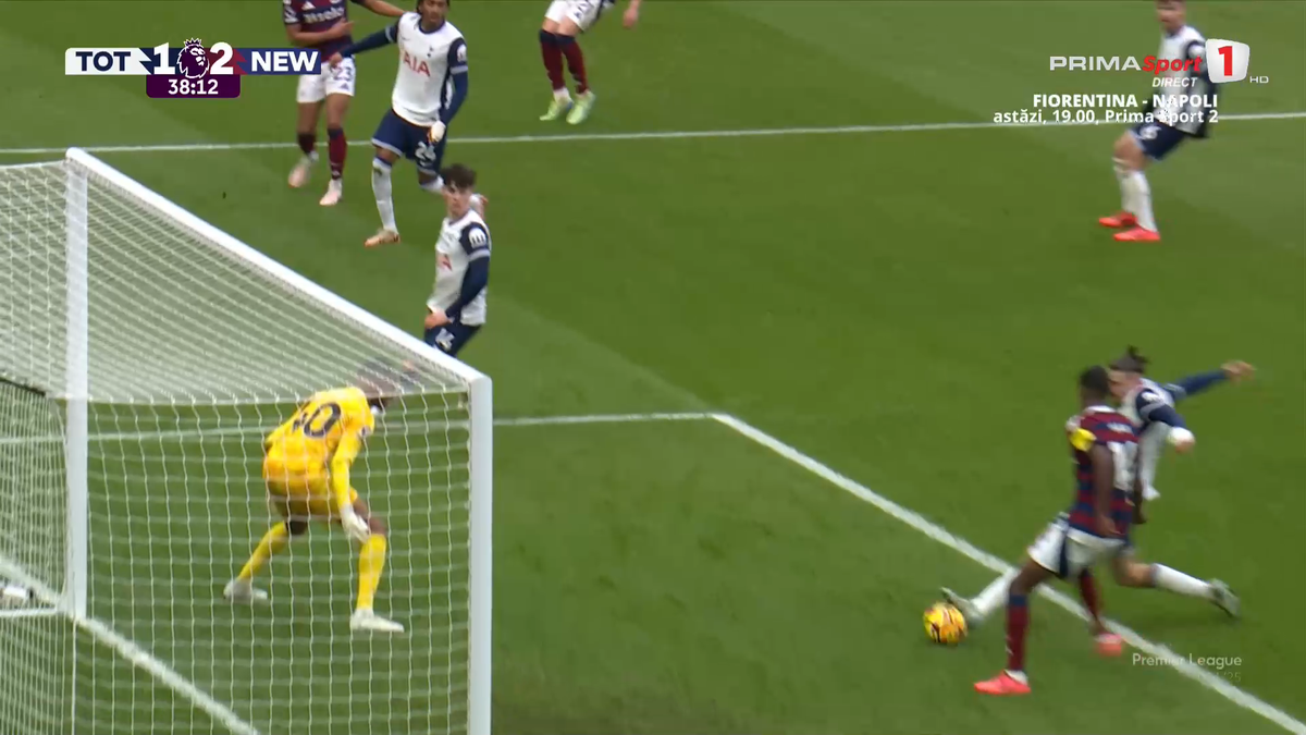 Radu Drăgușin, prestație de coșmar în Tottenham - Newcastle