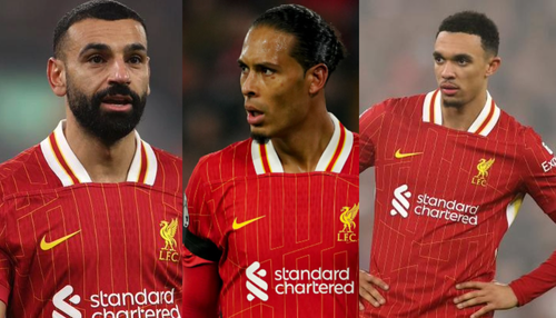 Mohamed Salah, Van Dijk și Trent Alexander-Arnold