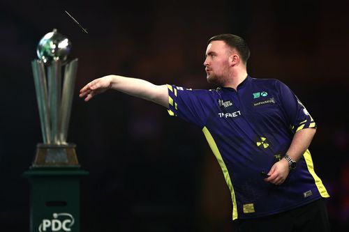 Luke Littler, cel mai tânăr campion mondial la darts din istorie/Foto: Getty Images