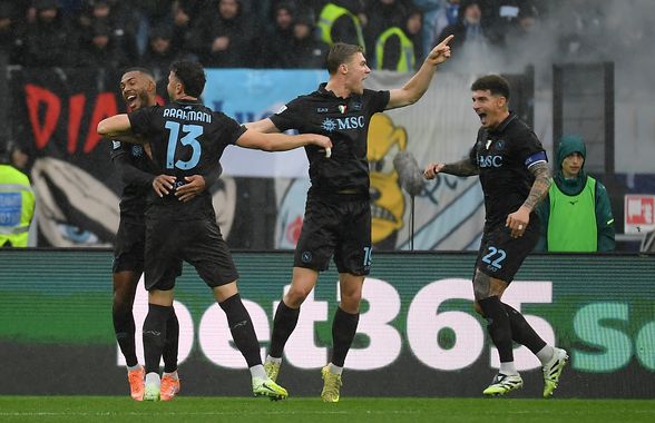 Napoli a câștigat primul derby din 2026, într-un meci cu 3 „roșii” » Luptă aprigă la titlu în Serie A