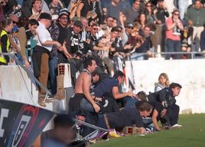 Panică în Portugalia: un zid al stadionului s-a prăbușit » Două persoane au fost rănite
