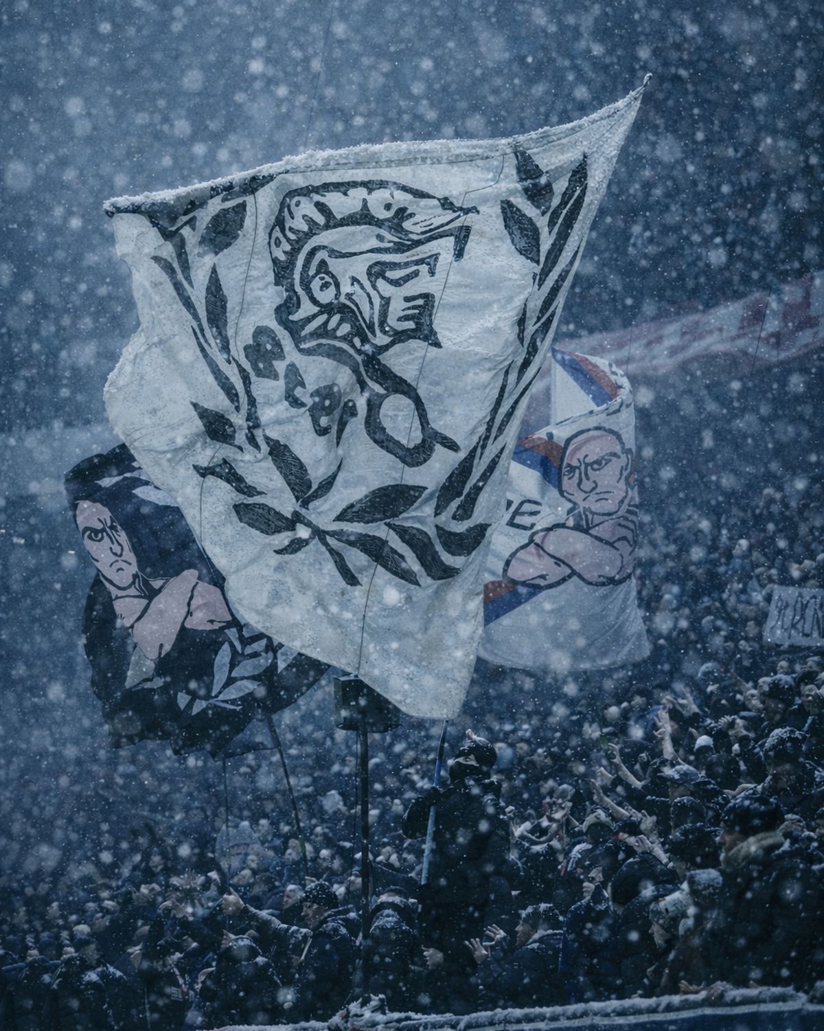 Superliga, îngropată în zăpadă! Cum ar arăta meciurile din România într-un scenariu de iarnă extremă