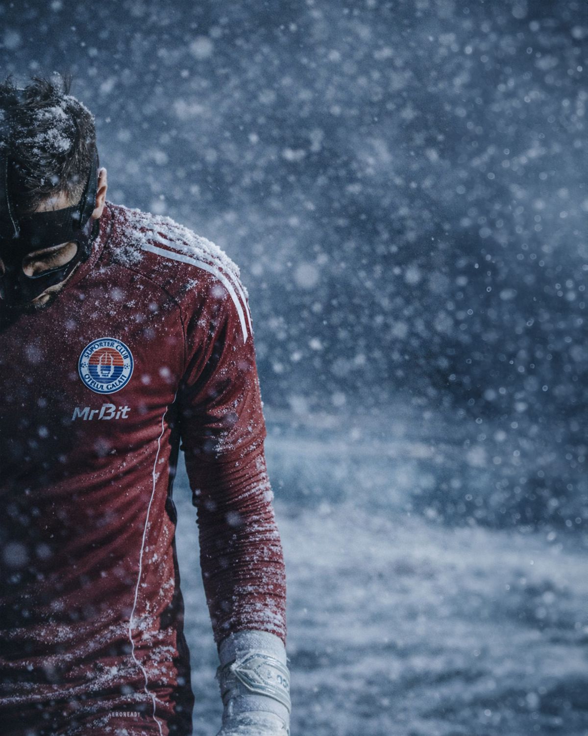 Superliga, îngropată în zăpadă! Cum ar arăta meciurile din România într-un scenariu de iarnă extremă