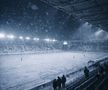 Cum ar arăta meciurile din Superligă dacă s-ar juca în zăpadă. Foto: Dan Filipciuc