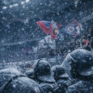 Cum ar arăta meciurile din Superligă dacă s-ar juca în zăpadă. Foto: Dan Filipciuc