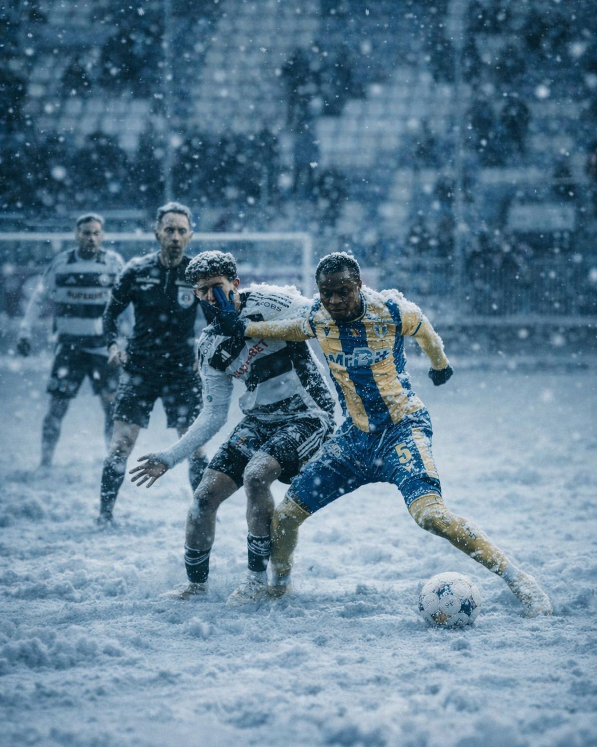 Superliga in zapada - imagini generate cu AI