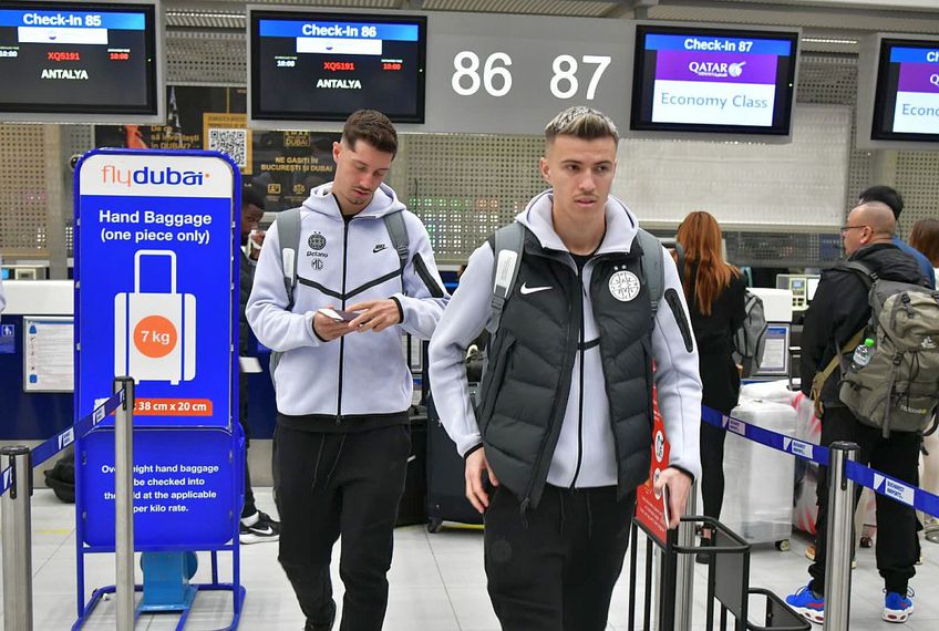 FOTO + VIDEO FCSB a plecat în Antalya, cu 29 de jucători în lot: Mihai Popescu a făcut deplasarea » 5 noutăți la campioană! Toate imaginile de pe aeroport