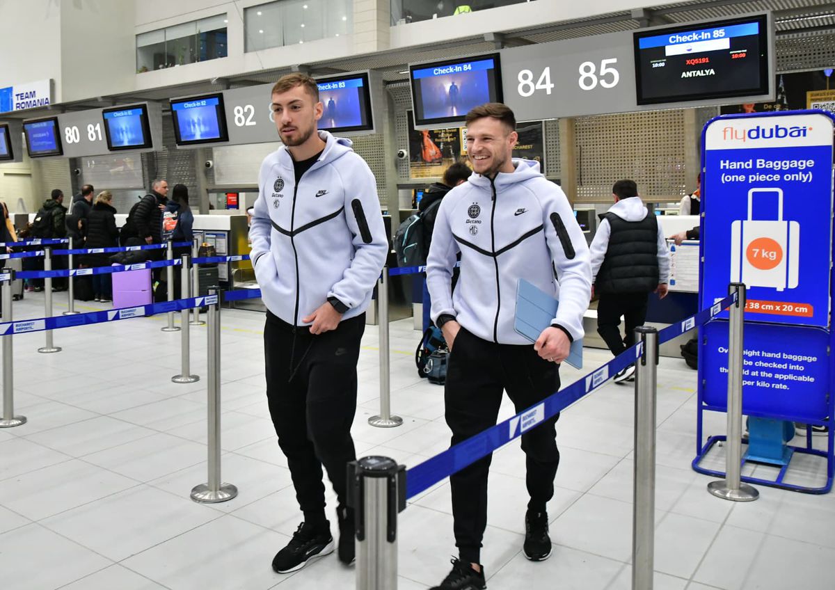 FCSB a plecat în Antalya, cu 29 de jucători în lot: Mihai Popescu a făcut deplasarea » 5 noutăți la campioană! Toate imaginile de pe aeroport