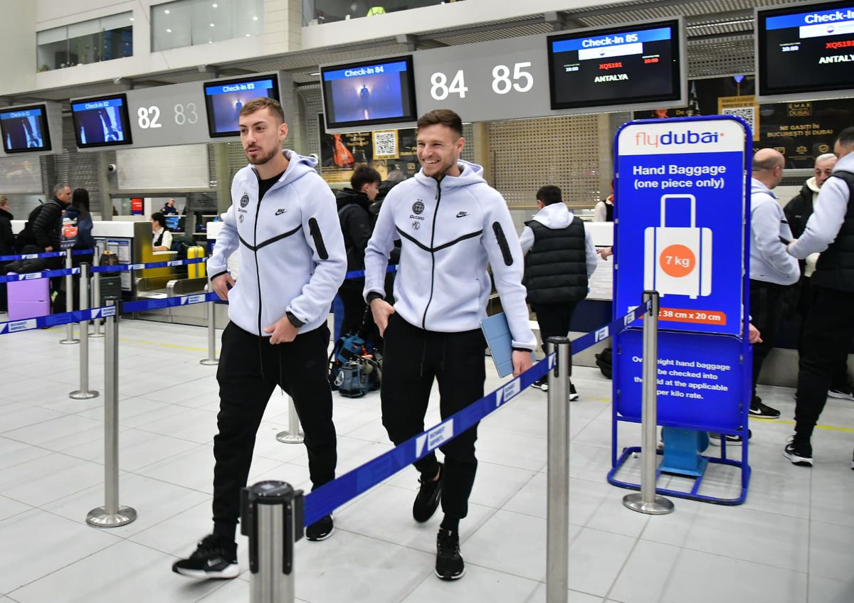 FCSB a plecat în Antalya, cu 29 de jucători în lot: Mihai Popescu a făcut deplasarea » 5 noutăți la campioană! Toate imaginile de pe aeroport