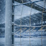 Cum ar arăta meciurile din Superligă dacă s-ar juca în zăpadă. Foto: Dan Filipciuc