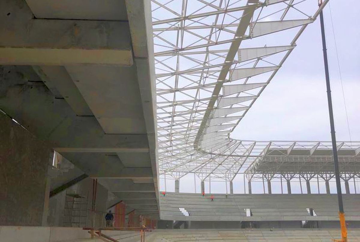 FOTO Ghencea, unic în peisajul noilor stadioane » Suporterii steliști vor rămâne surprinși