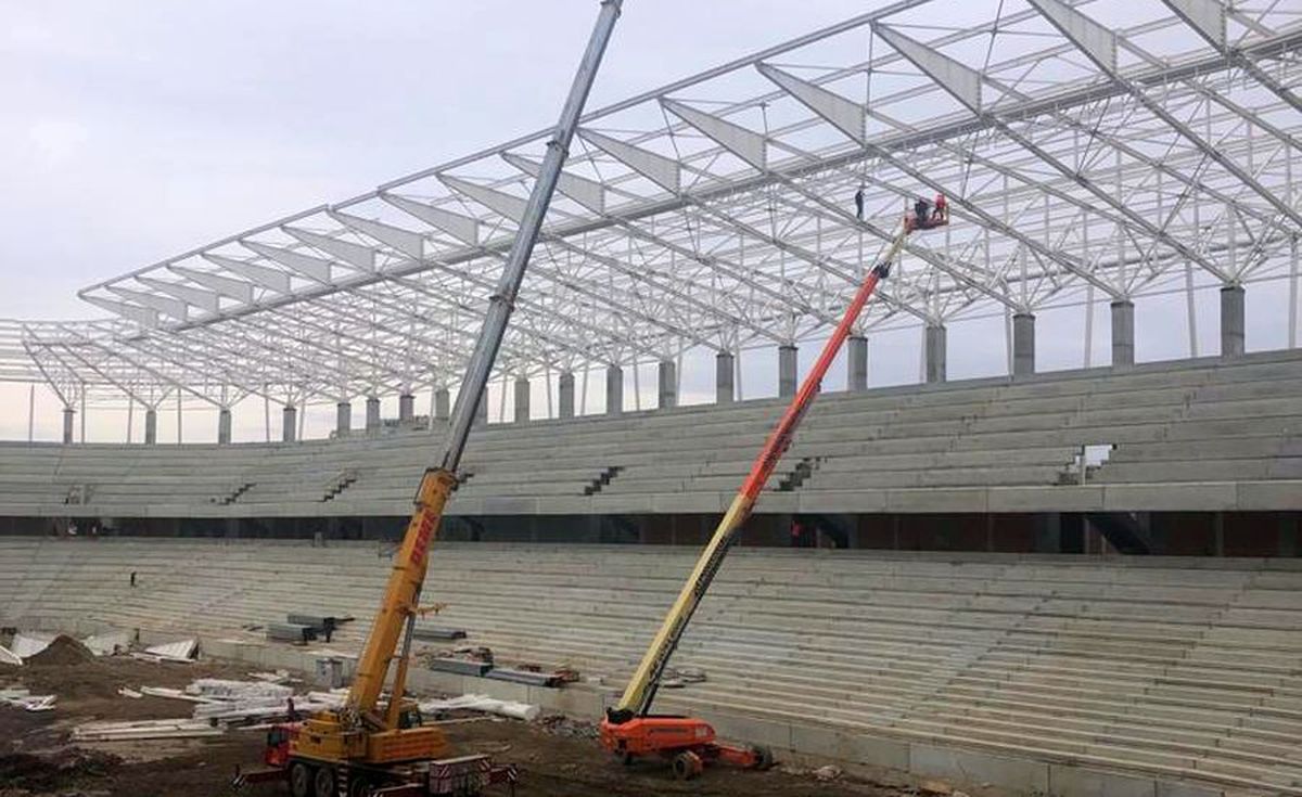 FOTO Ghencea, unic în peisajul noilor stadioane » Suporterii steliști vor rămâne surprinși