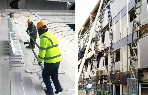 EXCLUSIV FOTO / UPDATE / Se montează scaunele în Ghencea! Noutate față de vechea arenă: acestea vor fi în trei culori