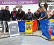 FOTO Ilie Bărbulescu a fost condus pe ultimul drum » Ultrașii de la FC Argeș și Steaua s-au strâns la stadion: „Anii trec și gloriile se duc / Astăzi e mai liniște fără «Balamuc»”