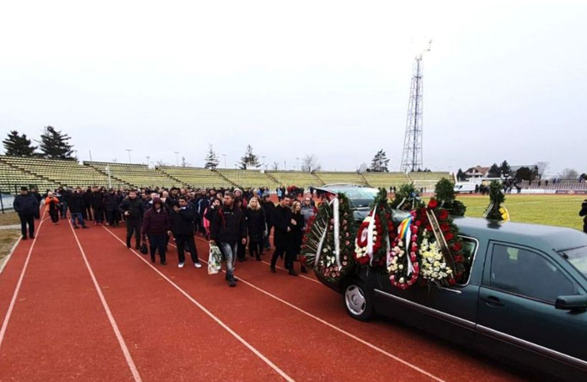 FOTO Ilie Bărbulescu a fost condus azi pe ultimul drum