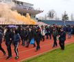 FOTO Ilie Bărbulescu a fost condus pe ultimul drum » Ultrașii de la FC Argeș și Steaua s-au strâns la stadion: „Anii trec și gloriile se duc / Astăzi e mai liniște fără «Balamuc»”