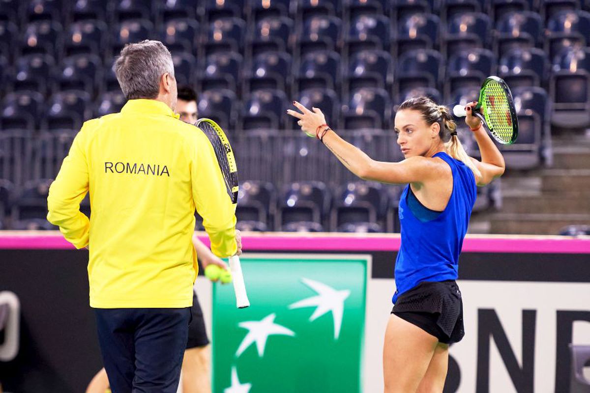 ROMÂNIA - RUSIA, FED CUP // VIDEO + FOTO Echipa României e gata pentru duelul cu Rusia: declarații + imagini de la antrenamentul de azi