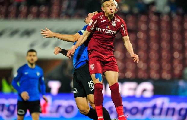 CFR Cluj - Viitorul 2-1. Noroc cu „veteranul”! Hoban salvează campioana în prelungiri » Clasamentul actualizat