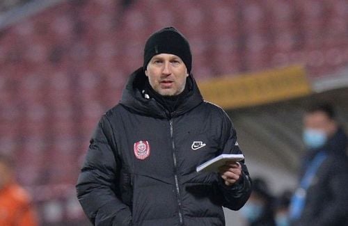 CFR Cluj a învins-o pe Viitorul, scor 2-1. Edi Iordănescu (42 de ani) e fericit că „feroviarii” au reparat eroarea lui Bălgrădean.