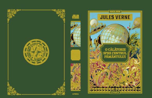 O călătorie spre centrul pământului”, din colecția Jules Verne, te atrage într-o nouă aventură