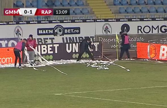 Suporterii lui Gaz Metan au întrerupt meciul cu Rapid: „Doar fotbalul ne-a rămas”
