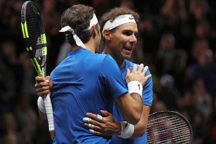 Rafael Nadal și Roger Federer / Sursă foto: Guliver/Getty Images