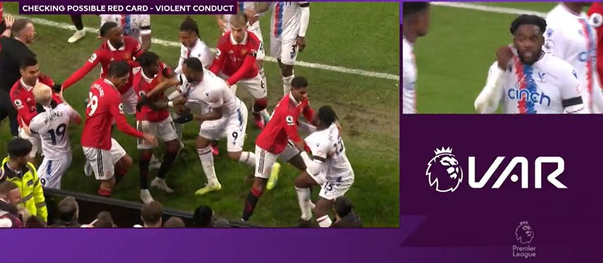 Casemiro, eliminat la Manchester United - Crystal Palace