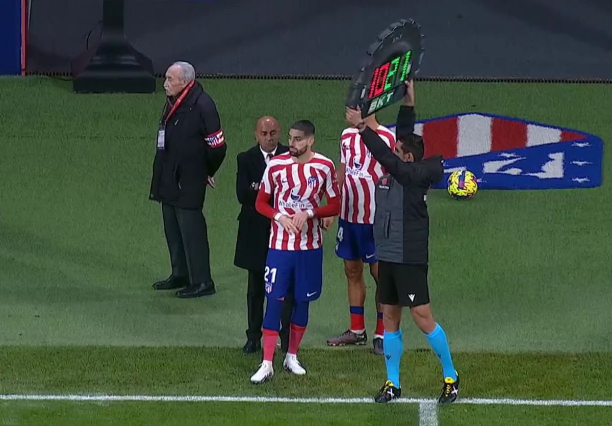 Fază unică în Atletico Madrid - Getafe » VAR-ul a validat golul unui jucător aflat pe banca de rezerve