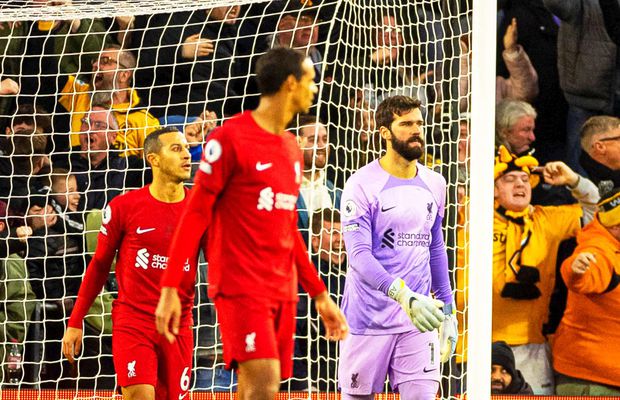 Încă o umilință pentru Liverpool în Premier League » „Cormoranii”, spulberați de „lupi”