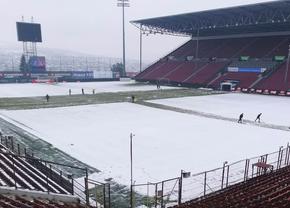 Se lucrează din greu înainte de CFR Cluj - FCSB » Cum arată stadionul înainte de derby