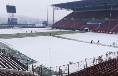 Se lucrează din greu înainte de CFR Cluj - FCSB » Cum arată stadionul înainte de derby