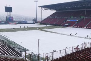 Se lucrează din greu înainte de CFR Cluj - FCSB » Cum arată stadionul înainte de derby