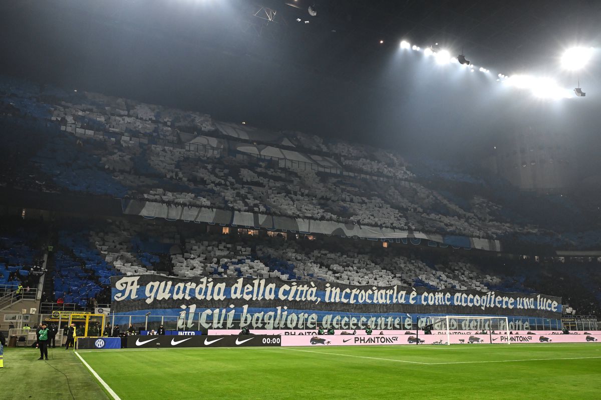 Imaginile serii în Europa » S-au întrecut în scenografii spectaculoase la Real Madrid - Atletico și Inter - Juventus