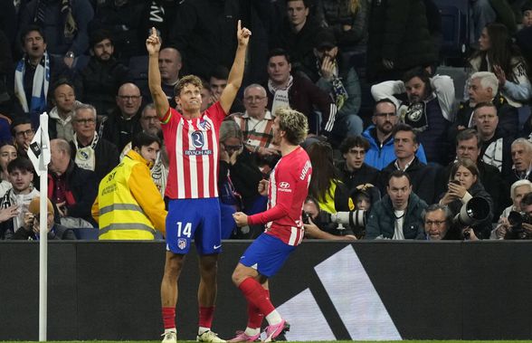 Real Madrid - Atletico Madrid, derby cu final dramatic pe „Bernabeu”. Clasamentul în La Liga