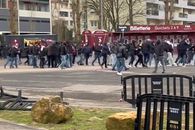 Zeci de ultrași cu cagule și bare de metal pe străzile din Metz » Haos total la echipa lui Boloni