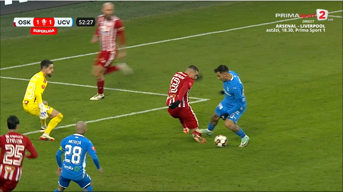 Duelul dintre Markovic și Ciobotariu, în Sepsi - Craiova