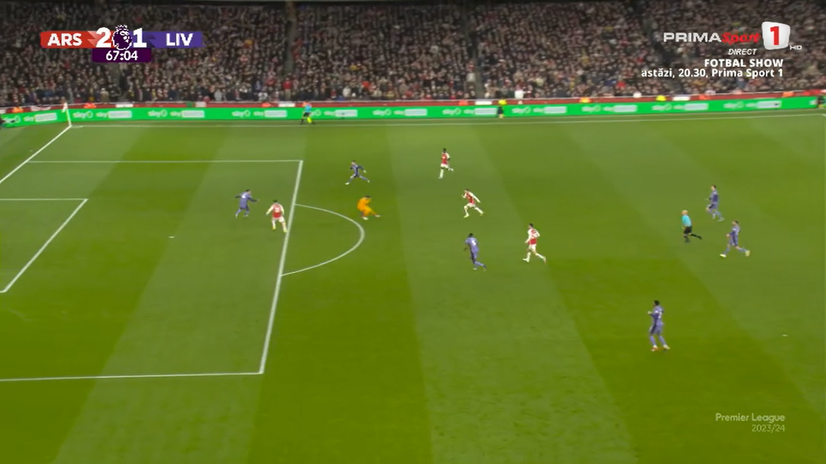 Gafa lui Alisson în Arsenal - Liverpool