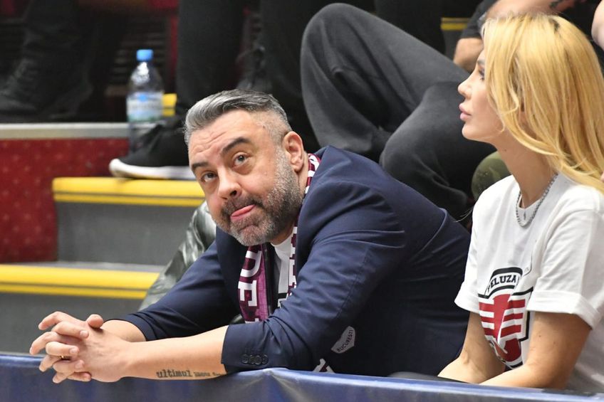 Bogdan Vasiliu, președintele clubului giuleștean, dă vina pe fostul antrenor Kim Rasmussen pentru sezonul nereușit.  / FOTO: Cristi Preda